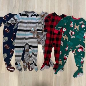 18M Fleece Winter Pajamas